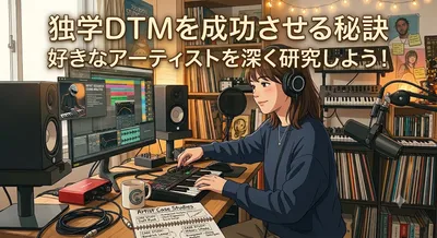 独学DTMを成功させる秘訣！好きなアーティストを深く研究しよう！
