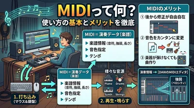 MIDIって何？使い方とメリットを解説！
