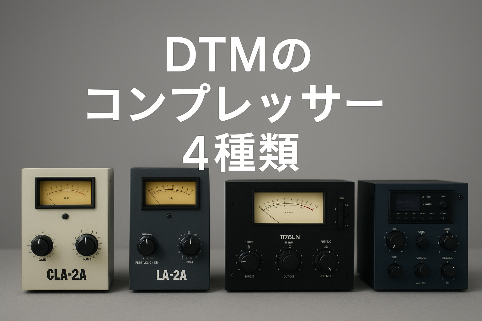 DTMのコンプレッサー4種類とは
