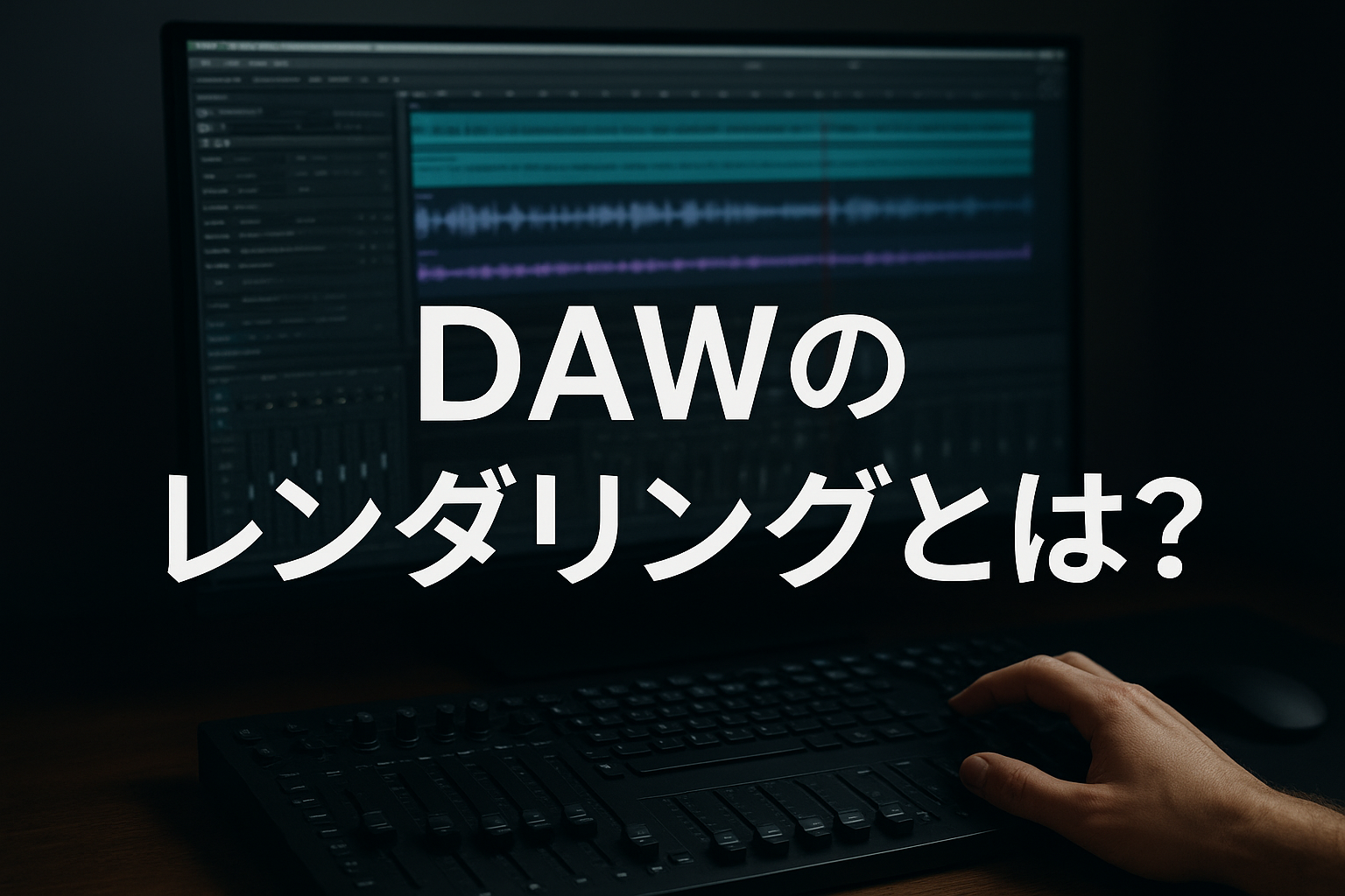 DAWのレンダリングとは？