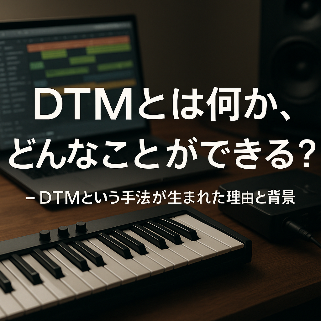 DTMという手法が生まれた理由と背景