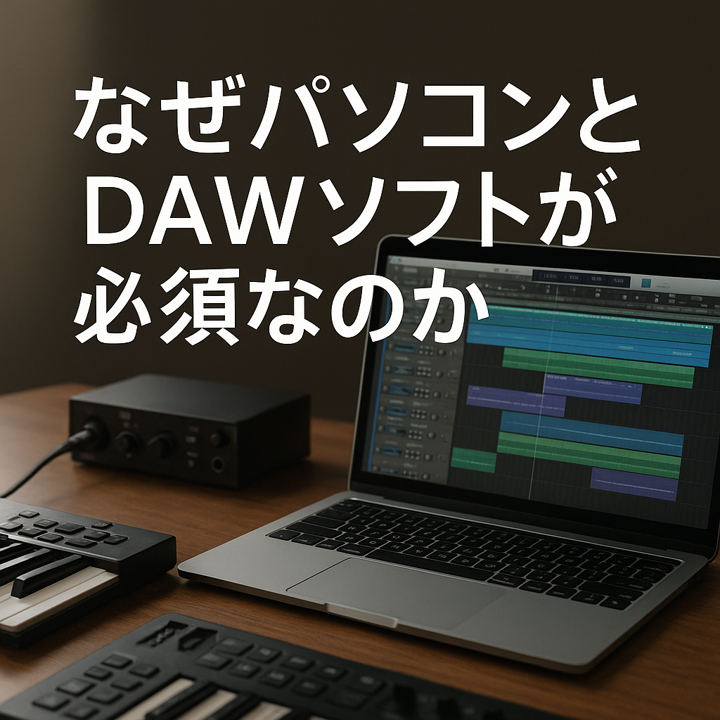 なぜパソコンとDAWソフトが必須なのか