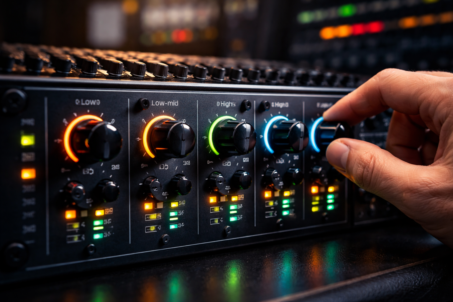 イコライザー(EQ)とは音の特定周波数を調整する機器